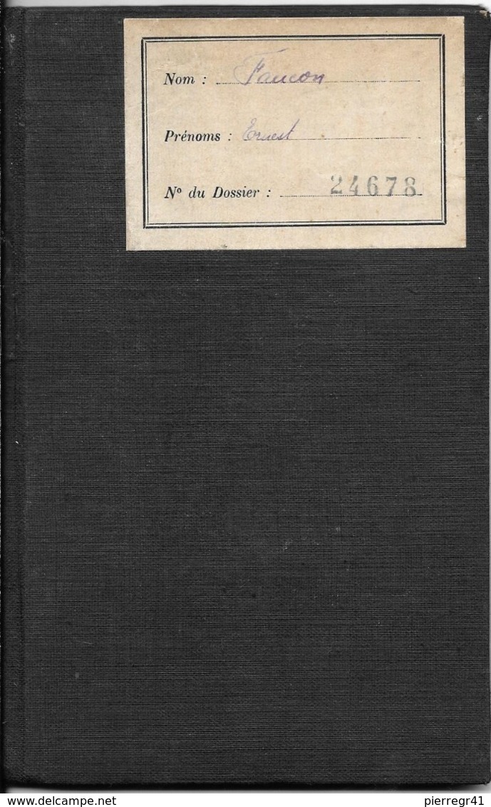 LIVRET UNIVERSITAIRE INDIVIDUEL-Mdle137-1929-FACULTE De DROIT De PARIS-FT11x17Cm-TBE-RARE - Diplômes & Bulletins Scolaires