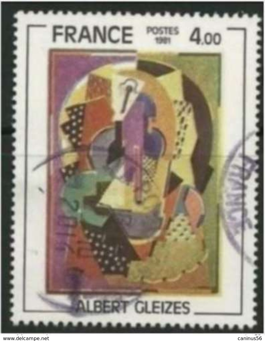 1982 Yt 2137 (o) Tableau D'Albert GLEIZES - Oblitérés