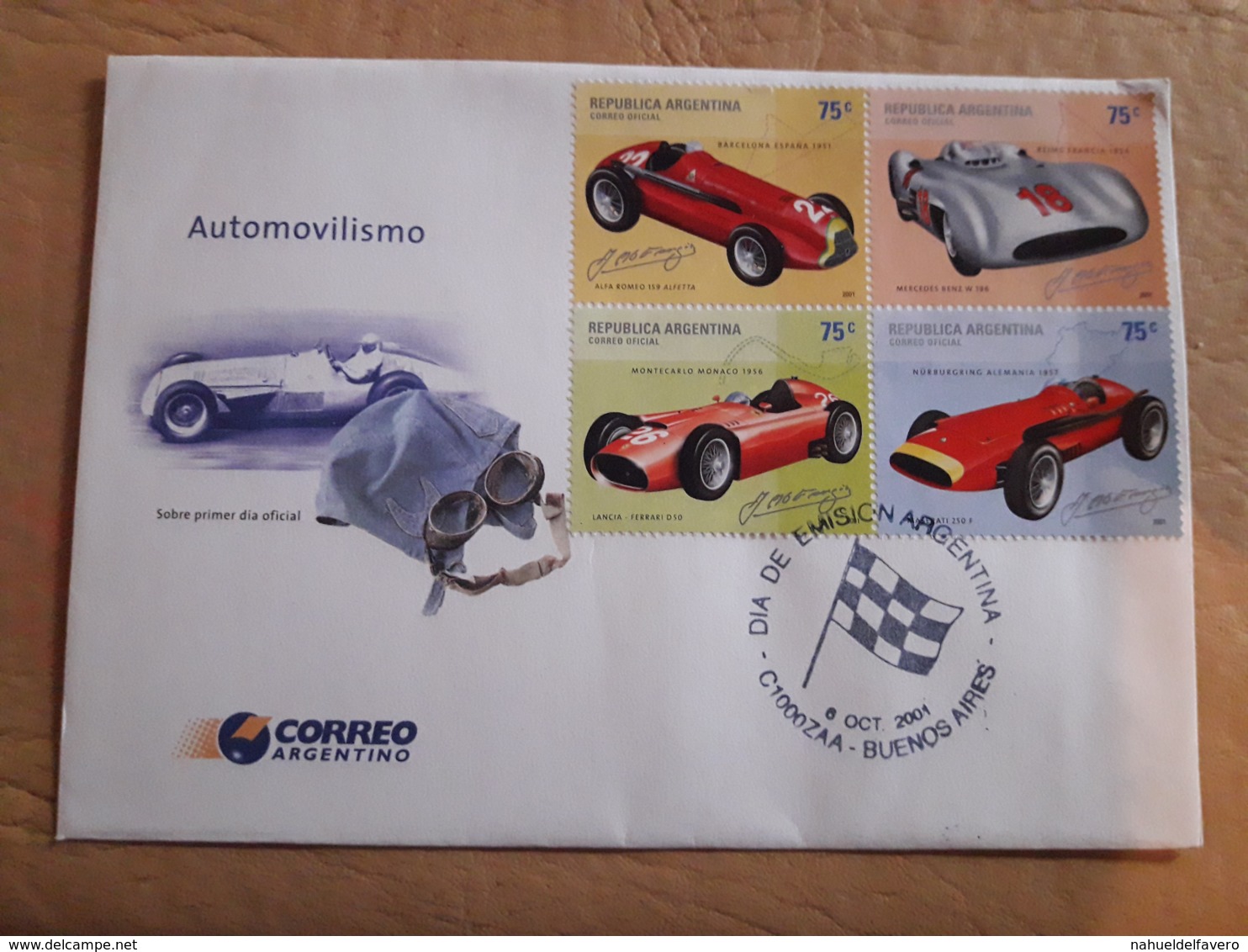 Argentine FDC Automobile - Automovilismo