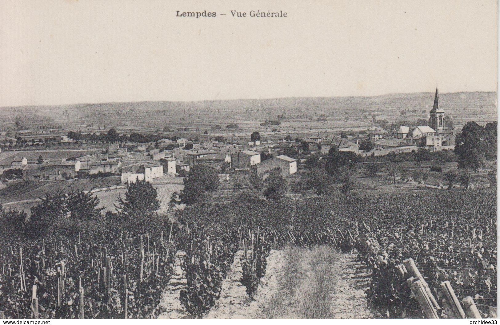 CPA Lempdes - Vue Générale - Lempdes