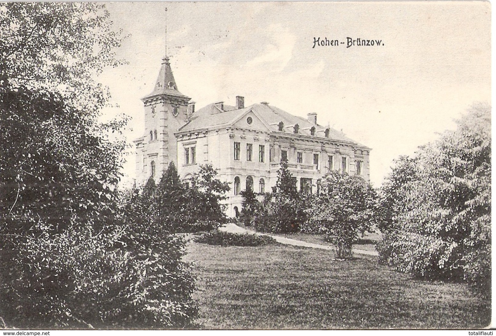 HOHENBRÜNZOW Schloß Bei Demmin Autograf Adel Anni Von Schwerin An Von Der Lühe Gelaufen 15.5.1915 - Demmin