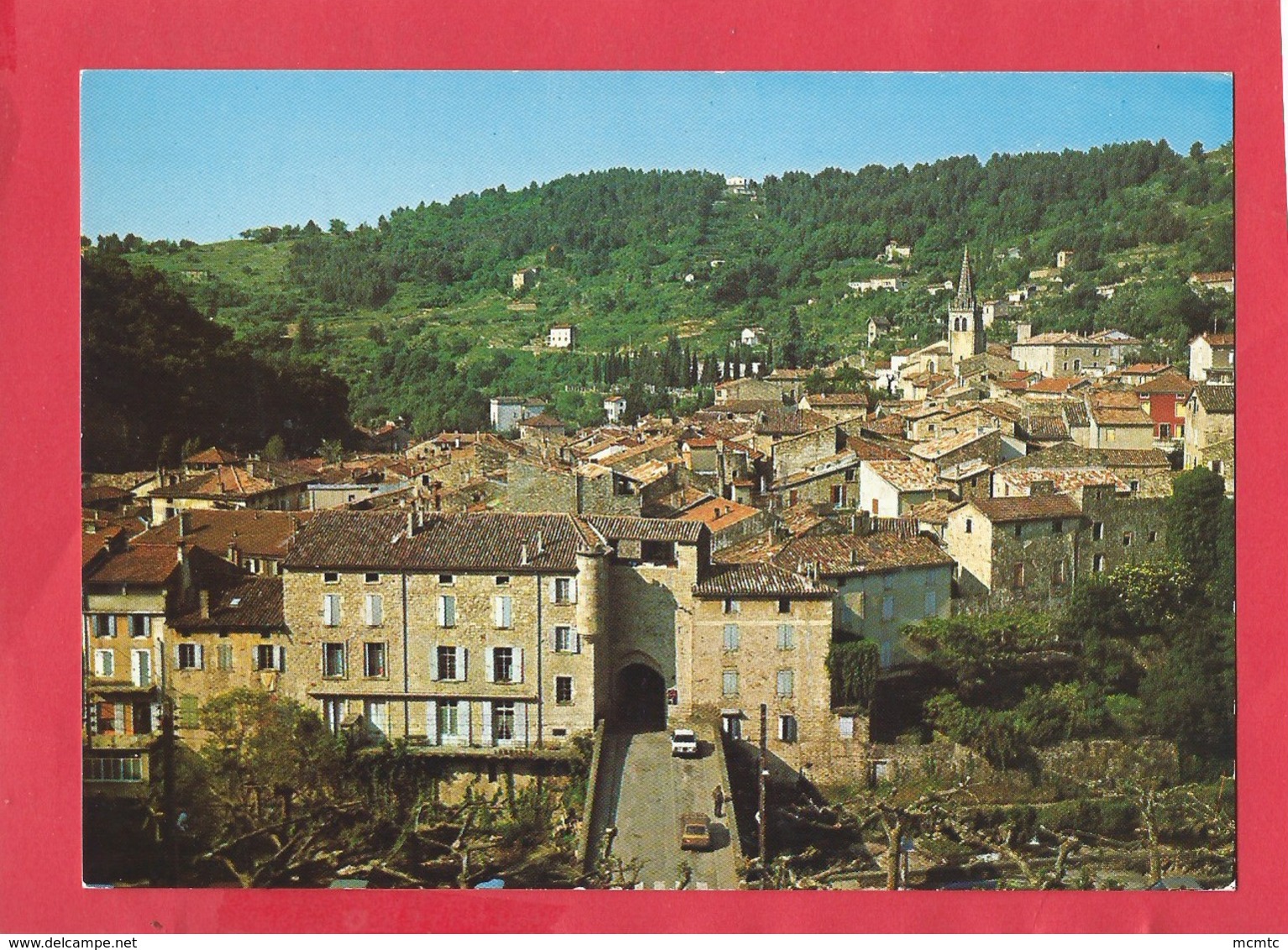 CPM -   Largentière -(Ardèche) - Cité Médiévale - Vue Générale Au 1er Plan , Porte Des Recollets - Largentiere