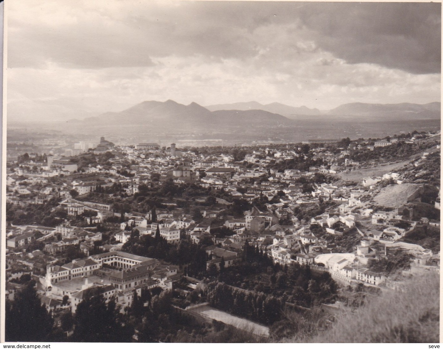 GRENADE GRANADA SILLA Del MORO 1963 Photo Amateur Format Environ 7,5 Cm X 5,5 Cm Région GRENADE GRANADA - Lugares