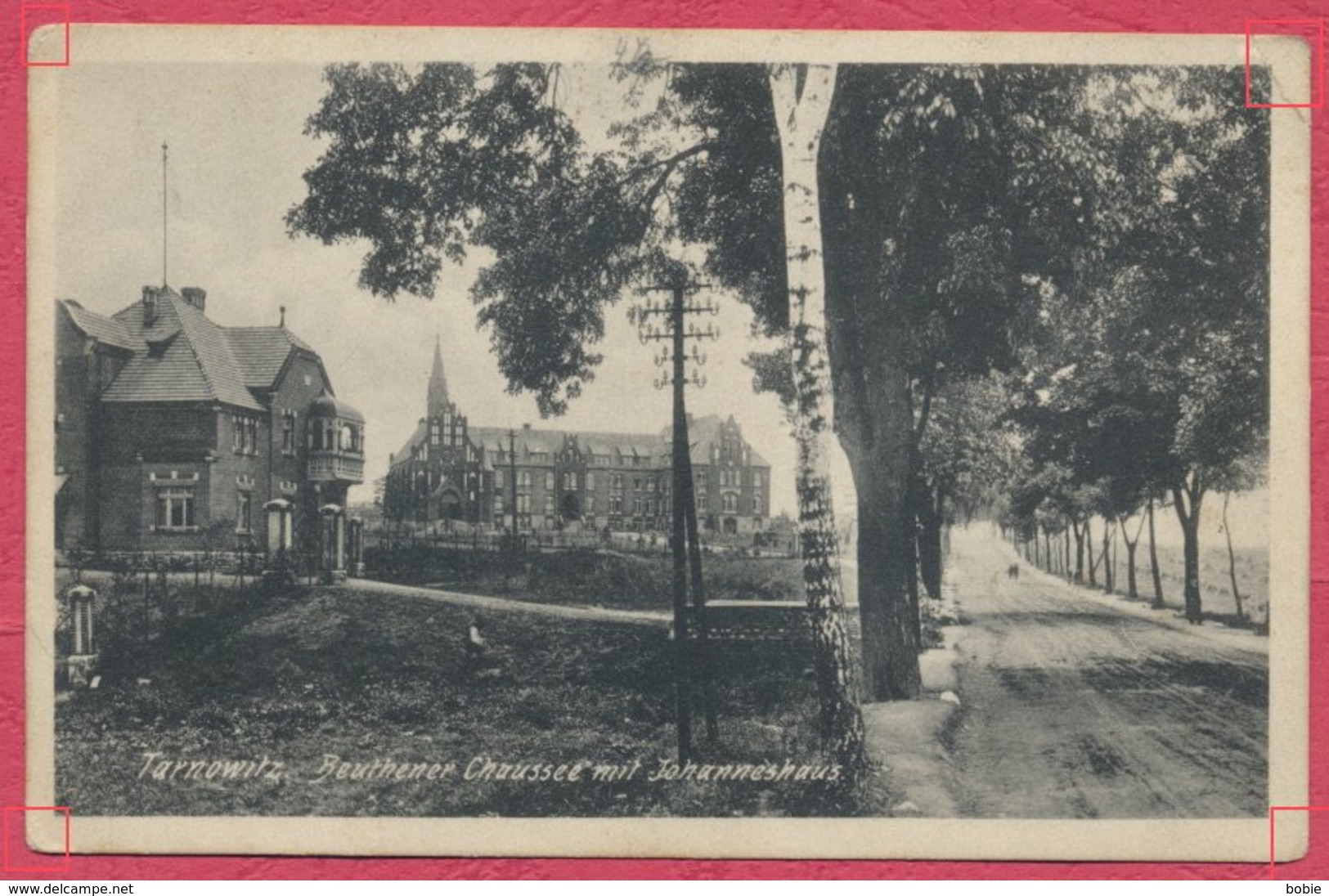 Tarnowitz = Tarnowskie Góry Schlesien Polen - Pologne - Poland : Beuthener Chaussée Mit Johanneshaus - Pologne