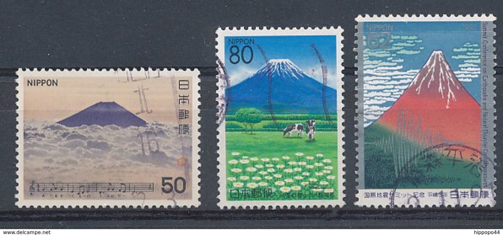 Lot Japon, Japan - Volcan, Volcano. - Volcanos