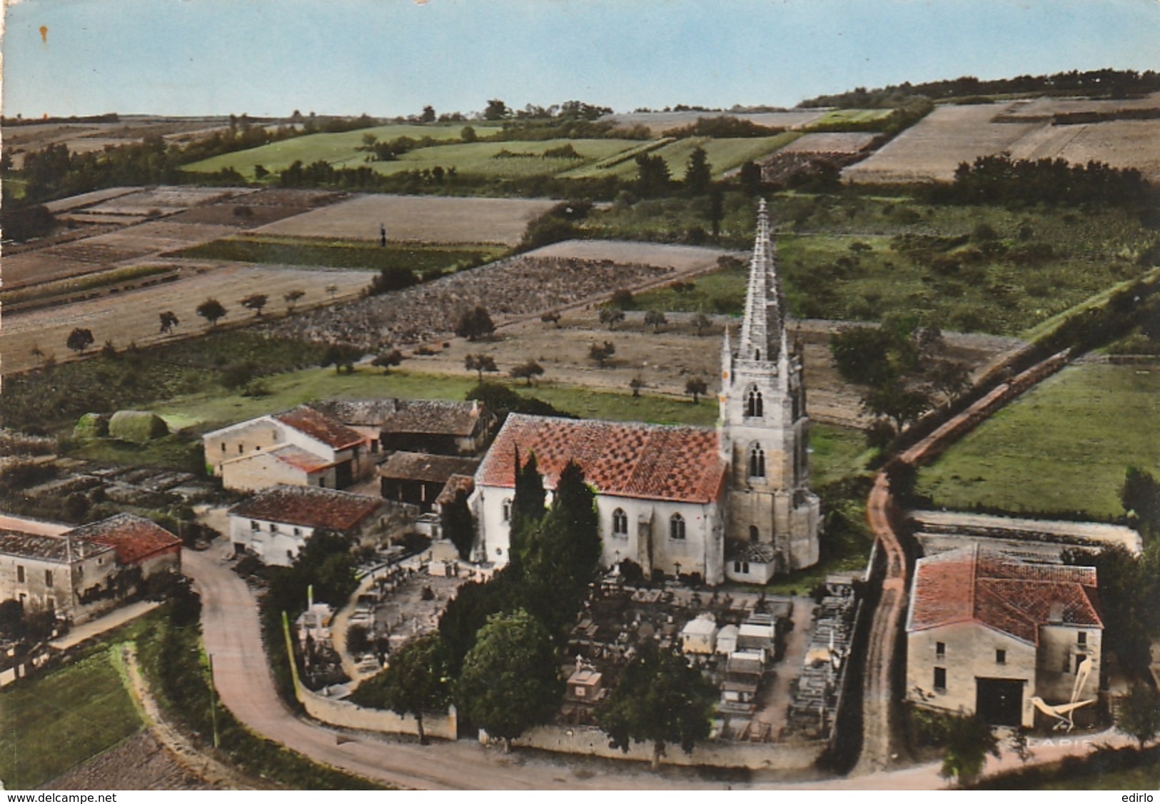 ***  33  ***  Avion Au Dessus De Lamothe Landerron Dos Sale Timbrée - Autres & Non Classés