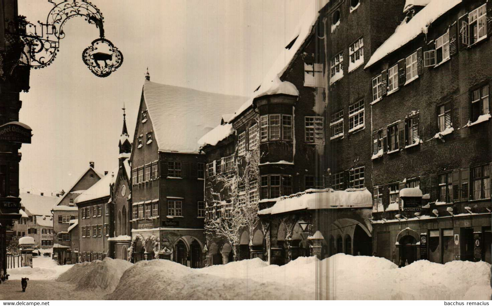 ISNY IM ALLGÄU - Im Winter Beim Rathaus - Isny