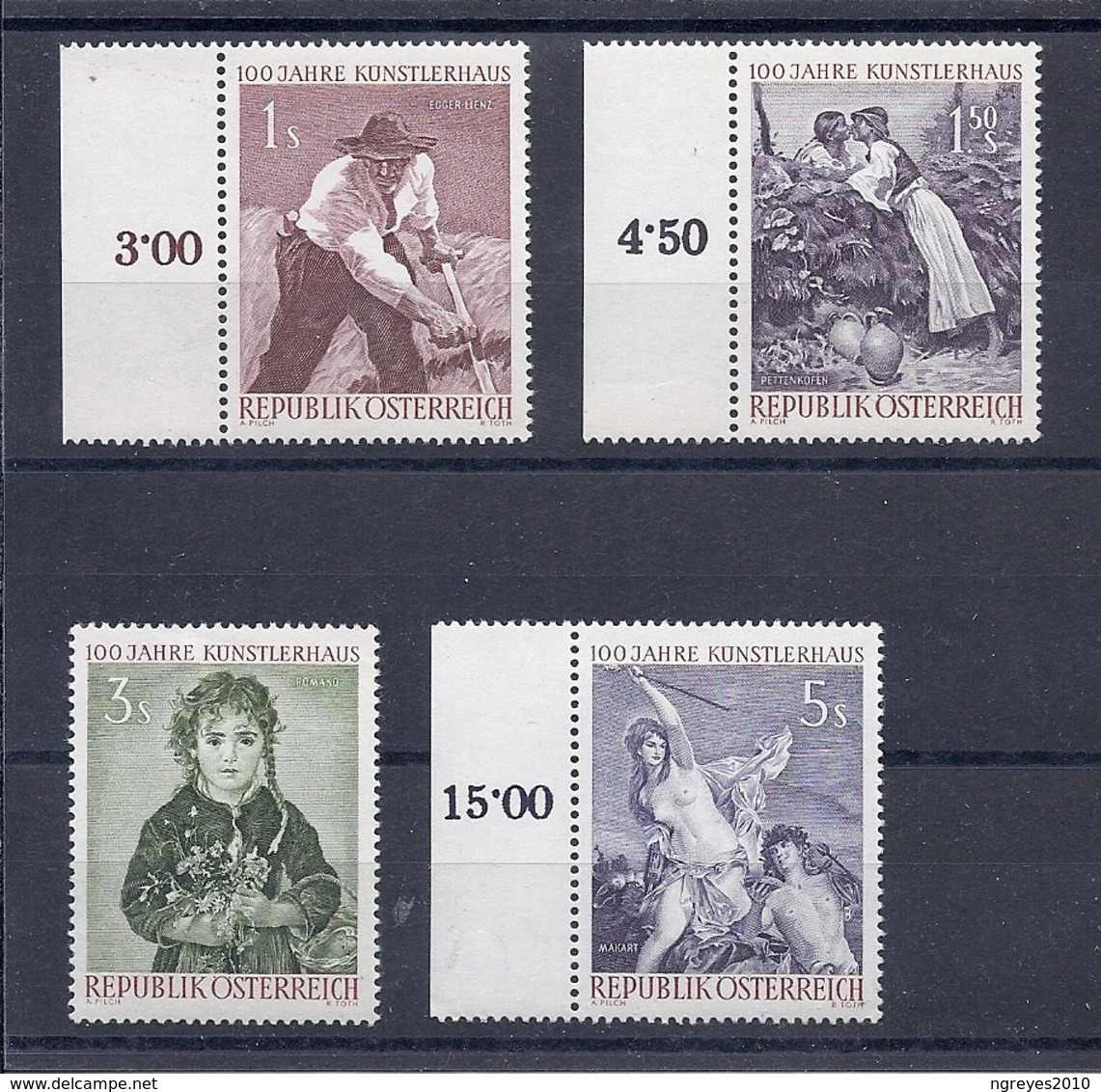 190032088  AUSTRIA   YVERT   Nº  927/30  **/MNH - Nuevos