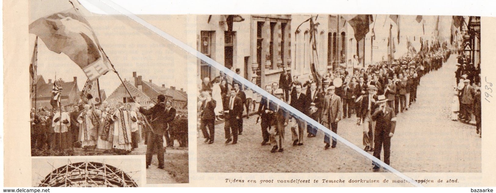 TEMSCHE.. 1935.. VAANDELFEESTEN - Unclassified