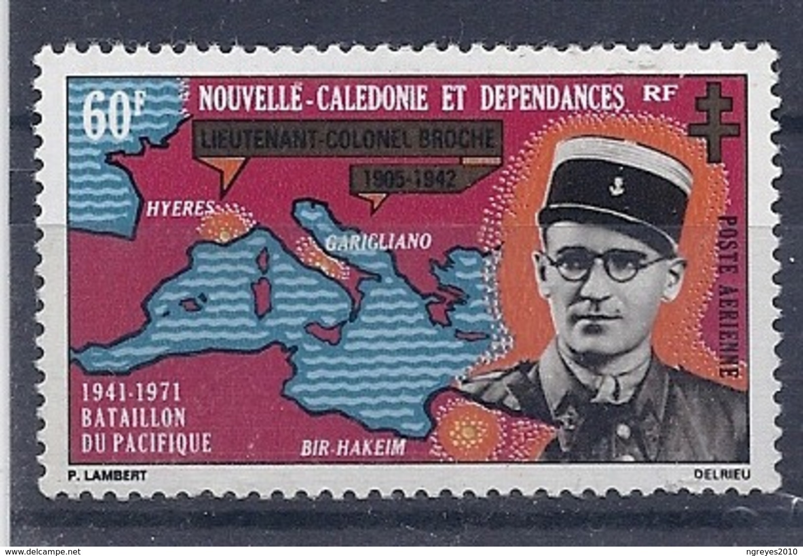 190032100  NUEVA CALEDONIA  YVERT   AEREO  Nº  121  **/MNH - Ongebruikt