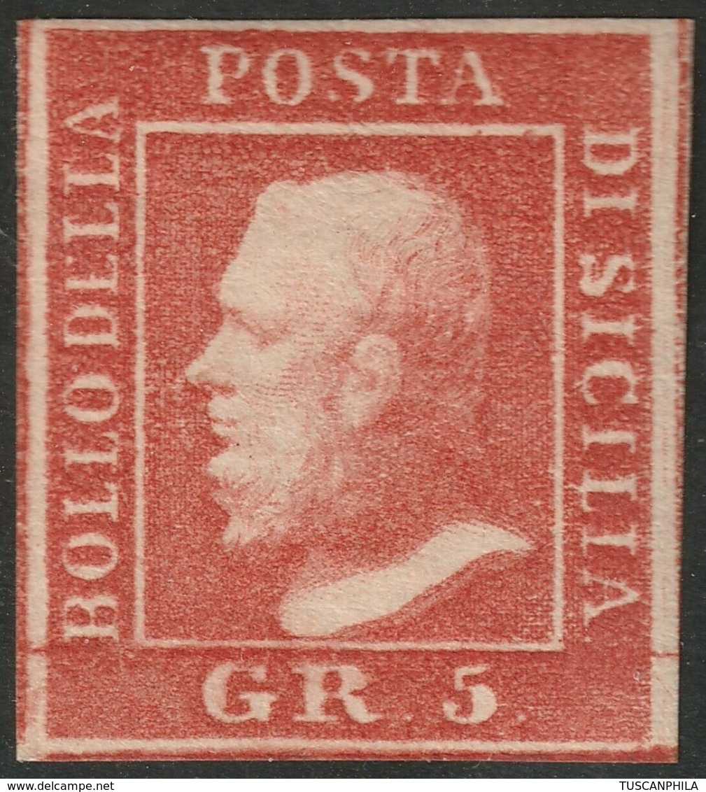 Sicilia, 10 Grana II Tavola Vermiglio N.11 MVLH * Cv 1250 - Sizilien