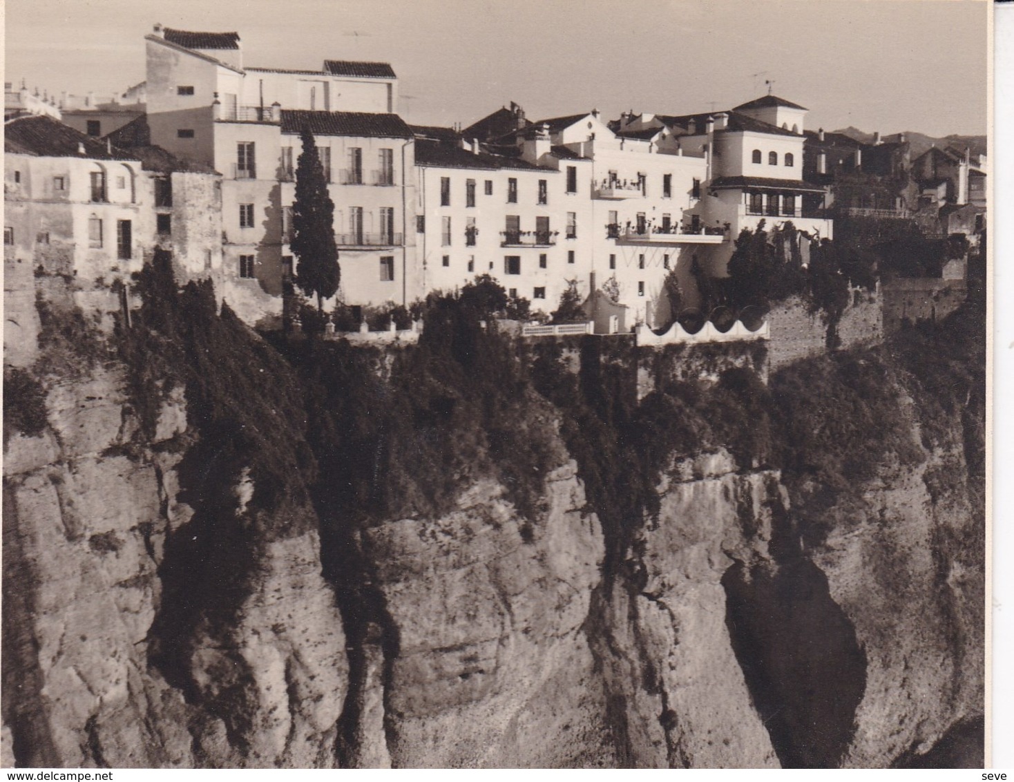 RONDA TAJO 1962 Photo Amateur Format Environ 5,5 X 7,5 Cm - Lugares