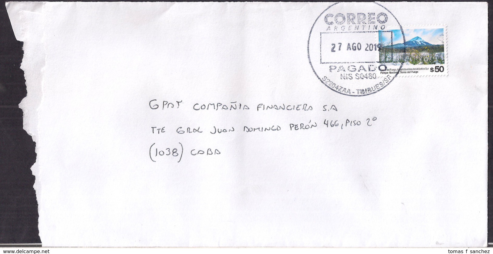 Argentina - 2019 - 3 Lettre - Courrier Ordinaire - Lettres & Documents