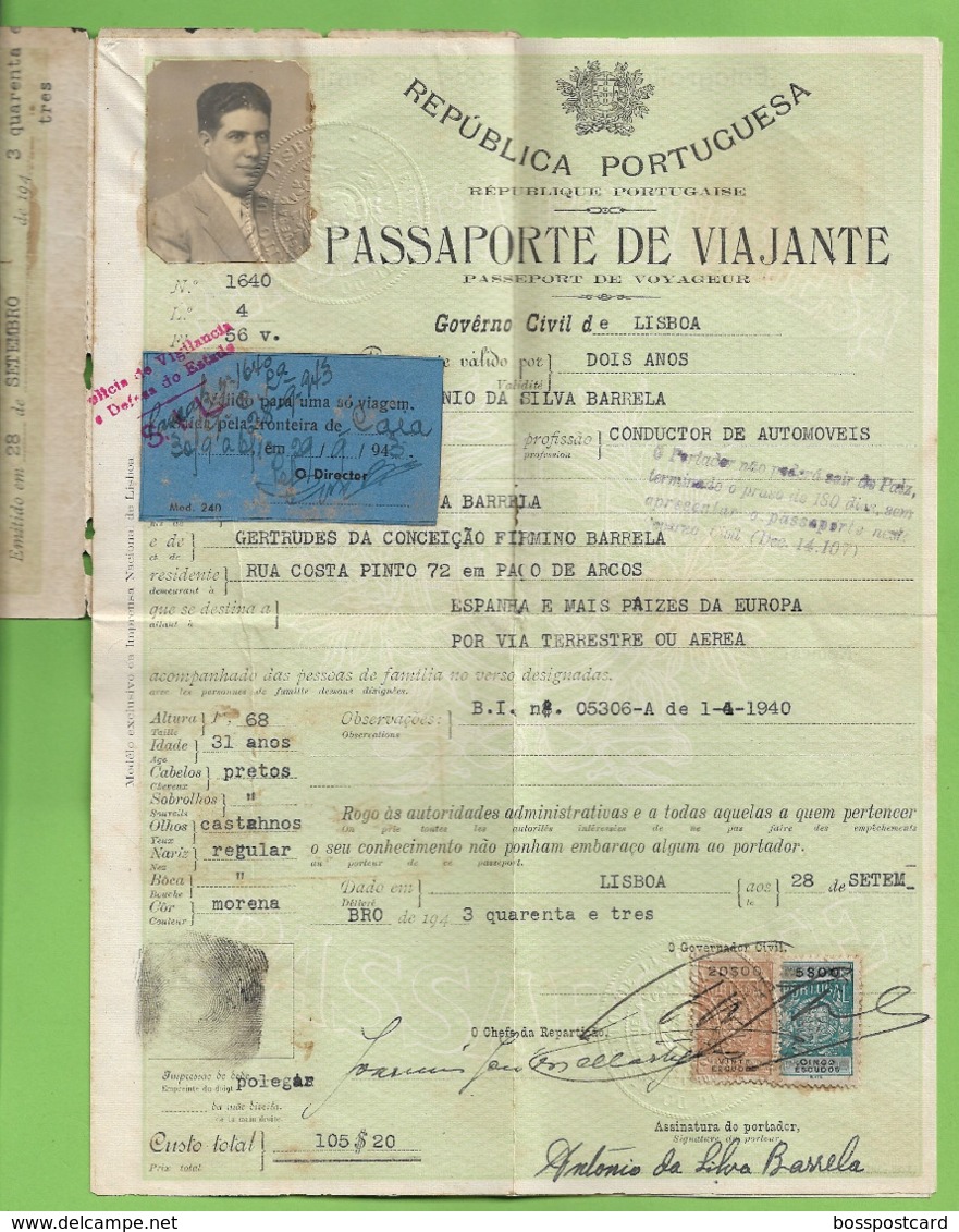 Portuga - Passaporte - Passport - Passeport - Non Classificati