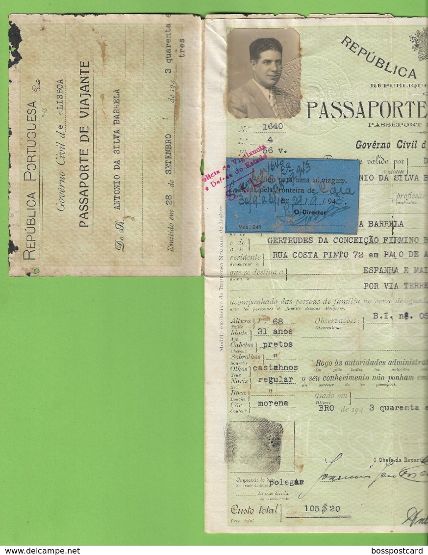 Portuga - Passaporte - Passport - Passeport - Non Classificati