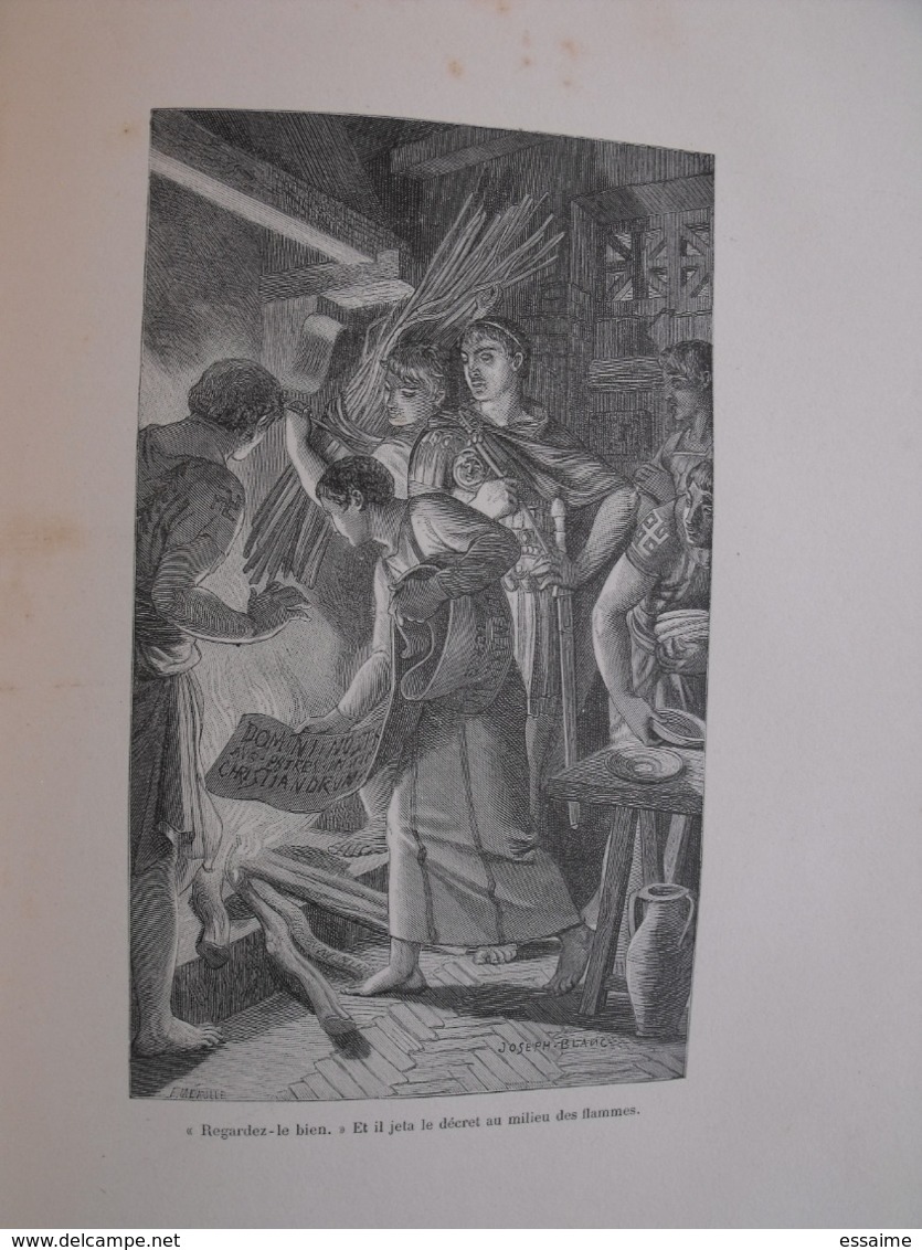 Fabiola. l'église des catacombes. Wiseman. Viot. illust. Joseph blanc. Mame Tours sd (vers 1900). cartonnage