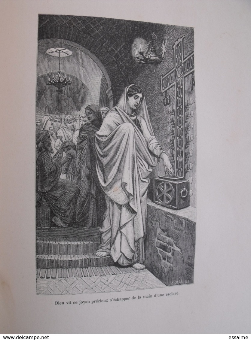 Fabiola. l'église des catacombes. Wiseman. Viot. illust. Joseph blanc. Mame Tours sd (vers 1900). cartonnage