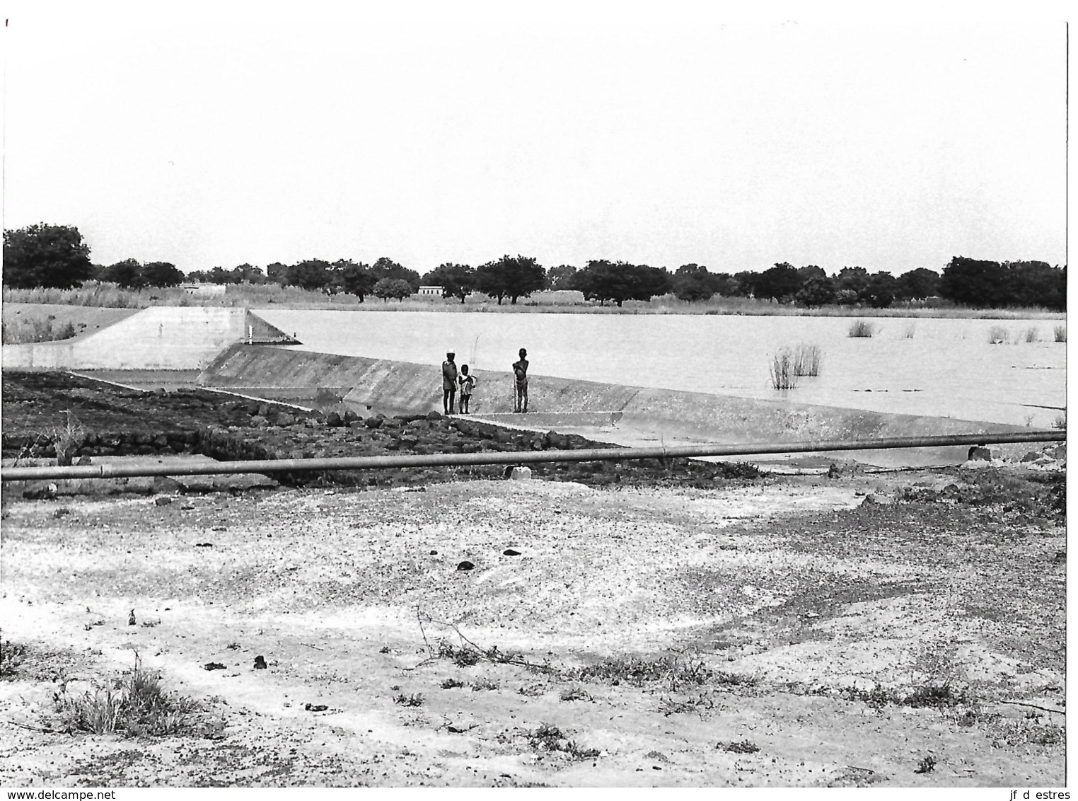 Photo Haute Volta (Burkina Faso) 1979. Retenue D'eau Région De Koudougou. Photo Du Père Gust Beeckmans - Afrika