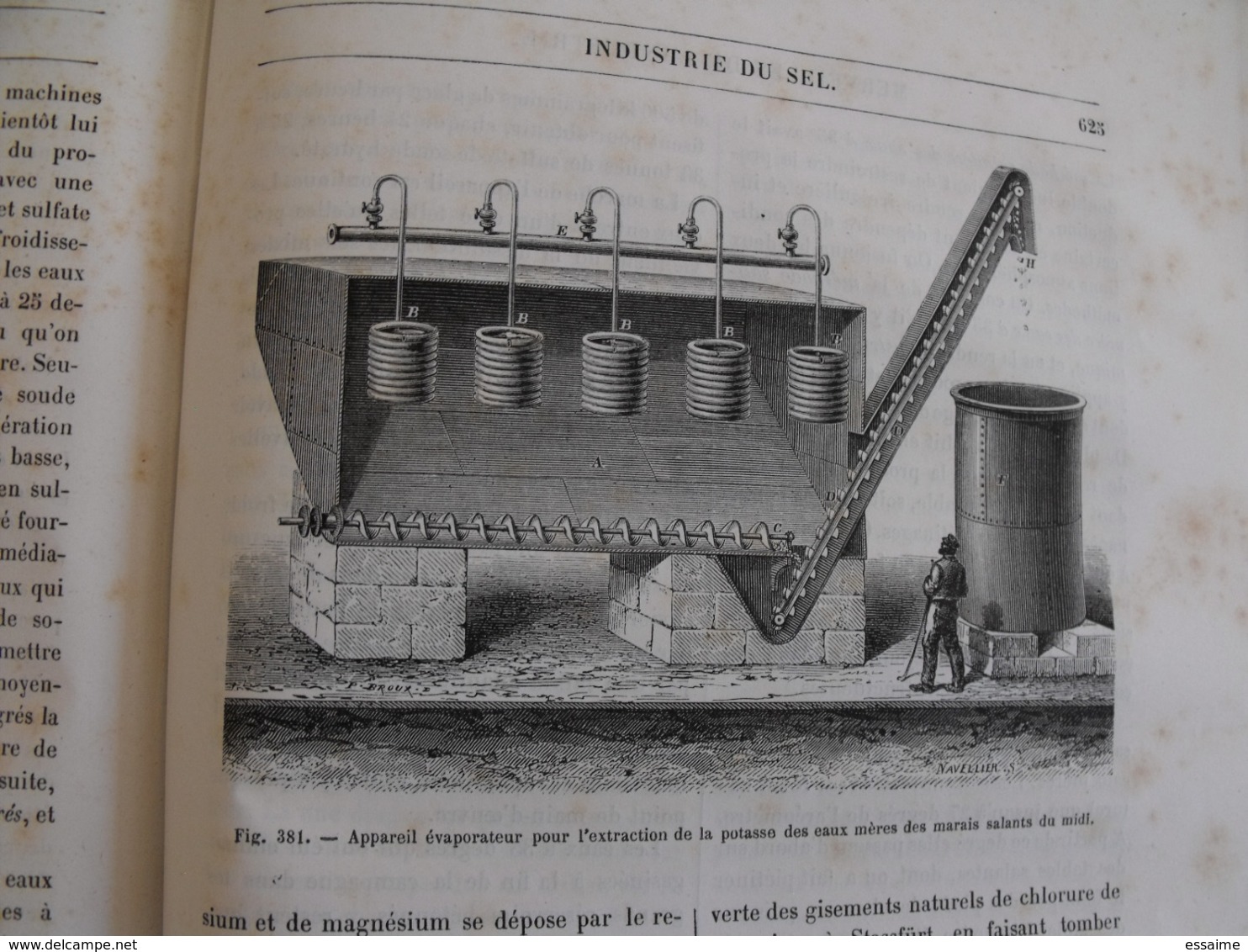 les merveilles de l'industrie. Louis Figuier. industries chimiques. Furne, Jouvet. Paris. sd (vers 1890) belles gravures