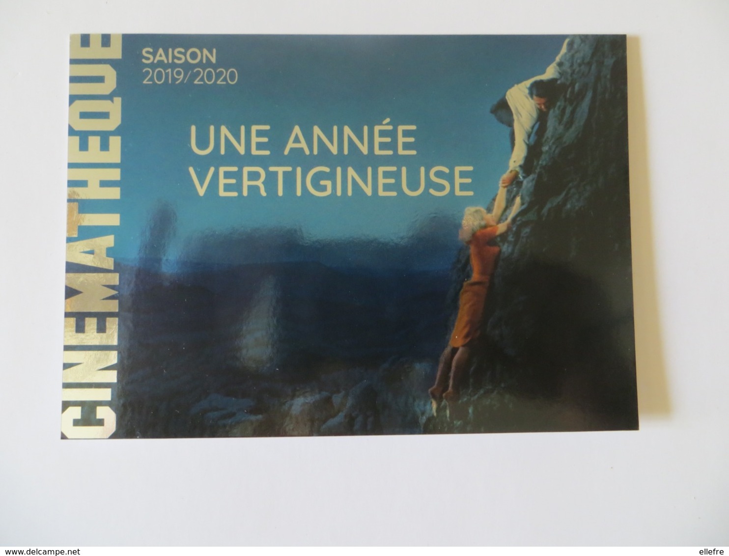 CPM Métalisée Publicitaire Cinémathèque Française De 2019  La Mort Aux Trousses D' Alfred Hitchcock 1959 - Autres & Non Classés