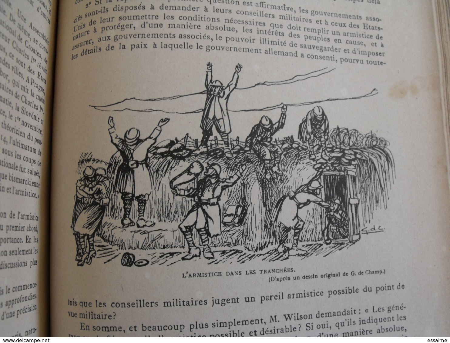 histoire illustrée de la guerre du droit. Emile Hinzelin. Aristide Quillet 1916-1919. nombreuses illustrations dépliants