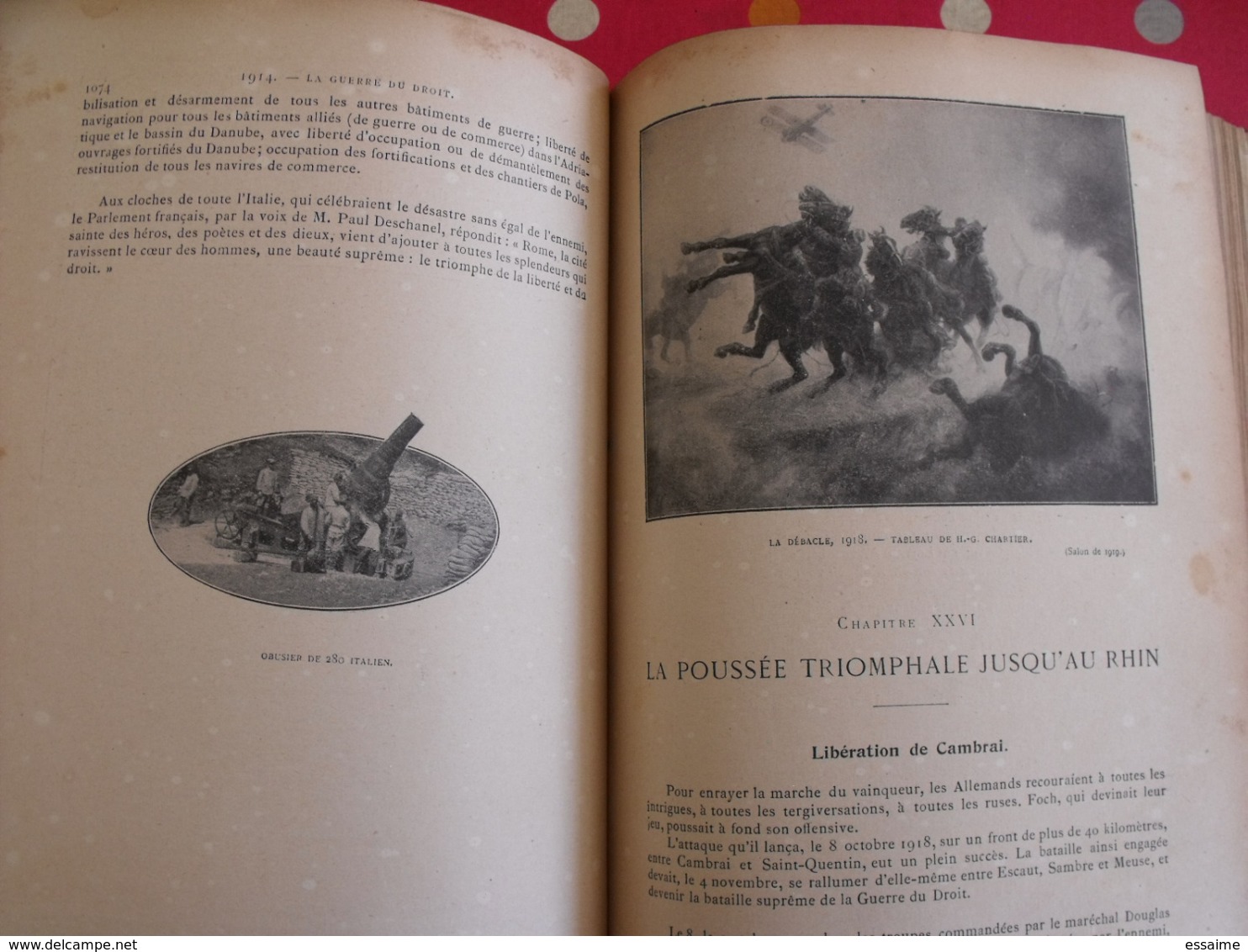 histoire illustrée de la guerre du droit. Emile Hinzelin. Aristide Quillet 1916-1919. nombreuses illustrations dépliants