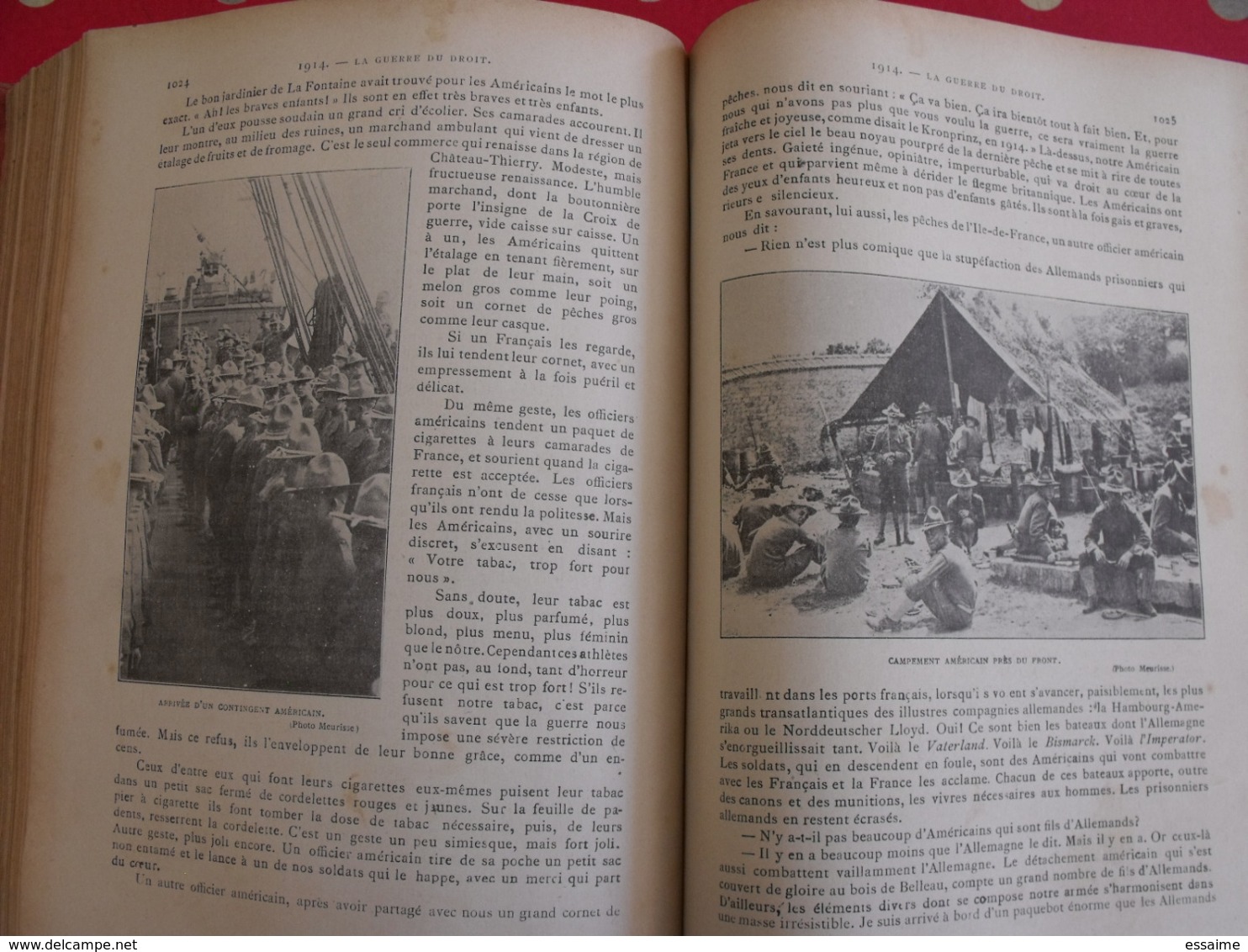 histoire illustrée de la guerre du droit. Emile Hinzelin. Aristide Quillet 1916-1919. nombreuses illustrations dépliants