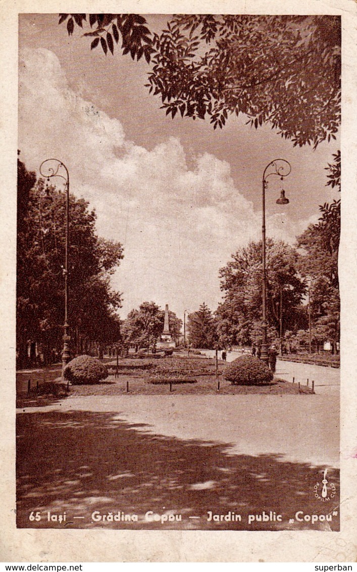 IASI : GRADINA COPOU / JARDIN PUBLIC - ANNÉE / YEAR ~ 1945 - '950 (ac911) - Roumanie