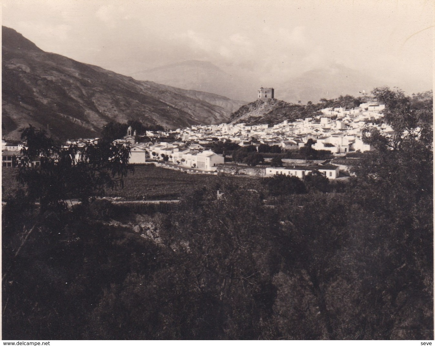 VELEZ De BENAUDALLA 1954 Photo Amateur Format Environ 7,5 Cm X 3,5 Cm Espagne - Lugares