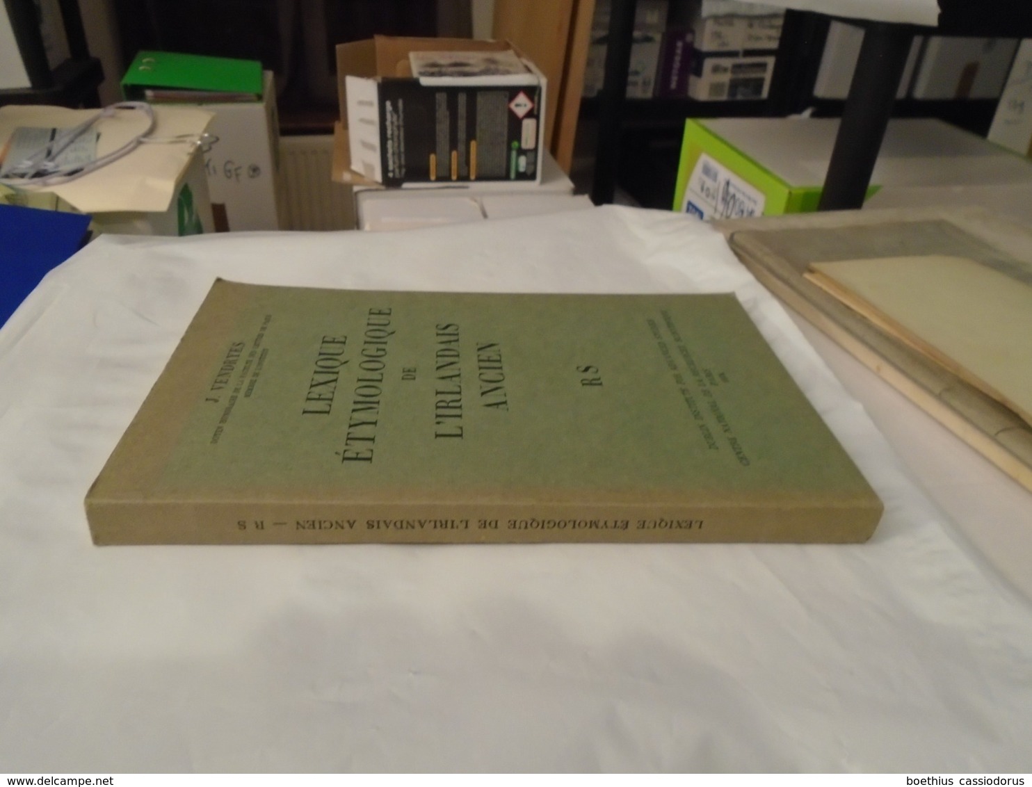 LEXIQUE ETYMOLOGIQUE DE L'IRLANDAIS ANCIEN " R S "  J. VENDRYES  1974 - Non Classés