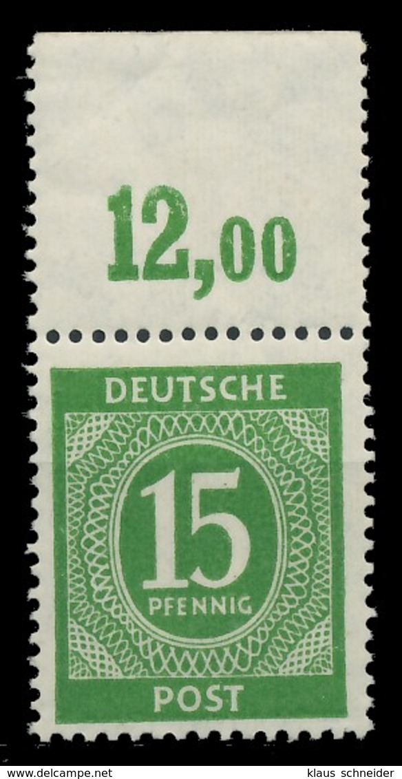 KONTROLLRAT ZIFFERN Nr 922a P OR Dgz Postfrisch ORA X819256 - Sonstige & Ohne Zuordnung