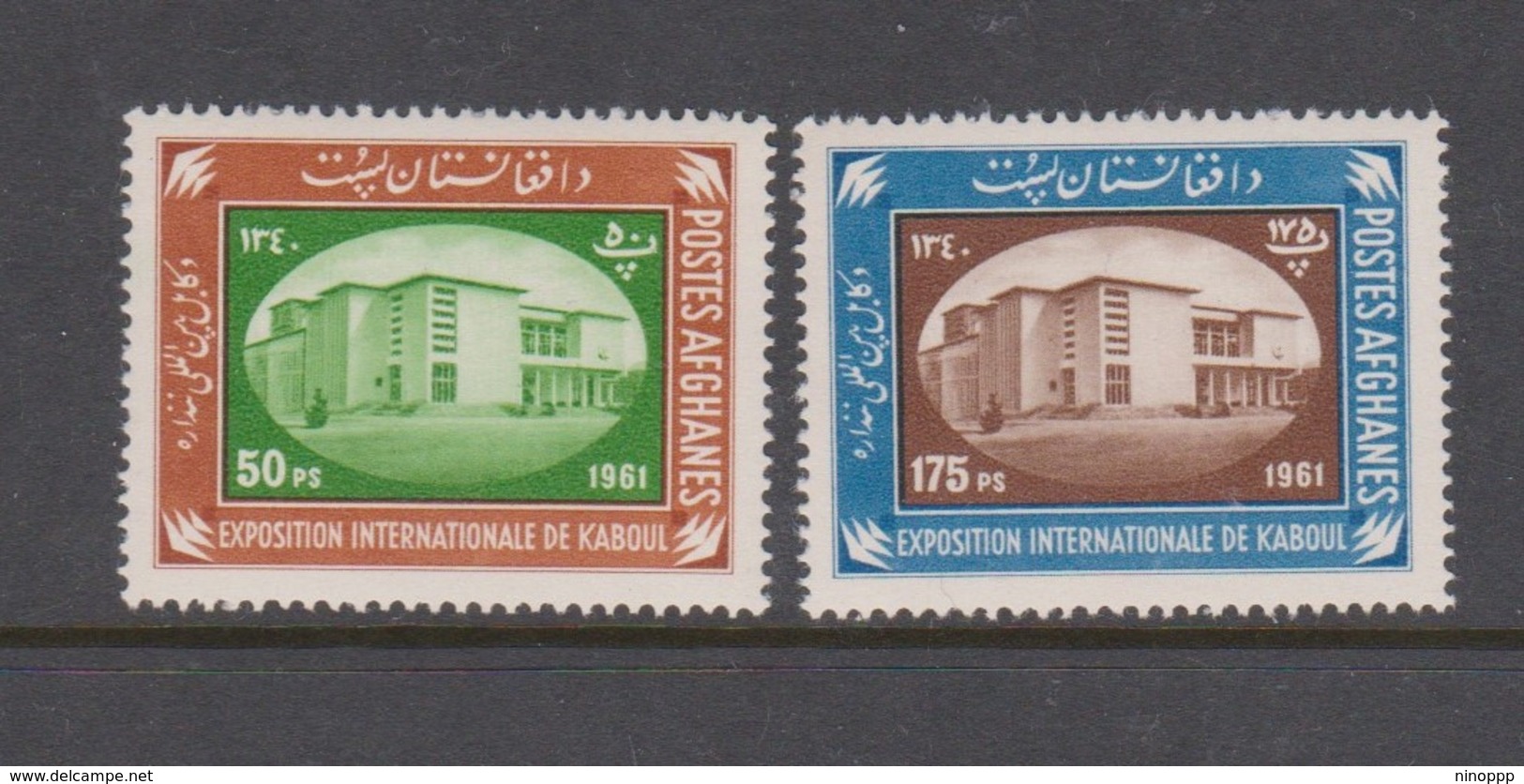 Afghanistan Scott 512-513 1961 International Exhibition At Kabul,mint Never Hinged, - Afghanistan