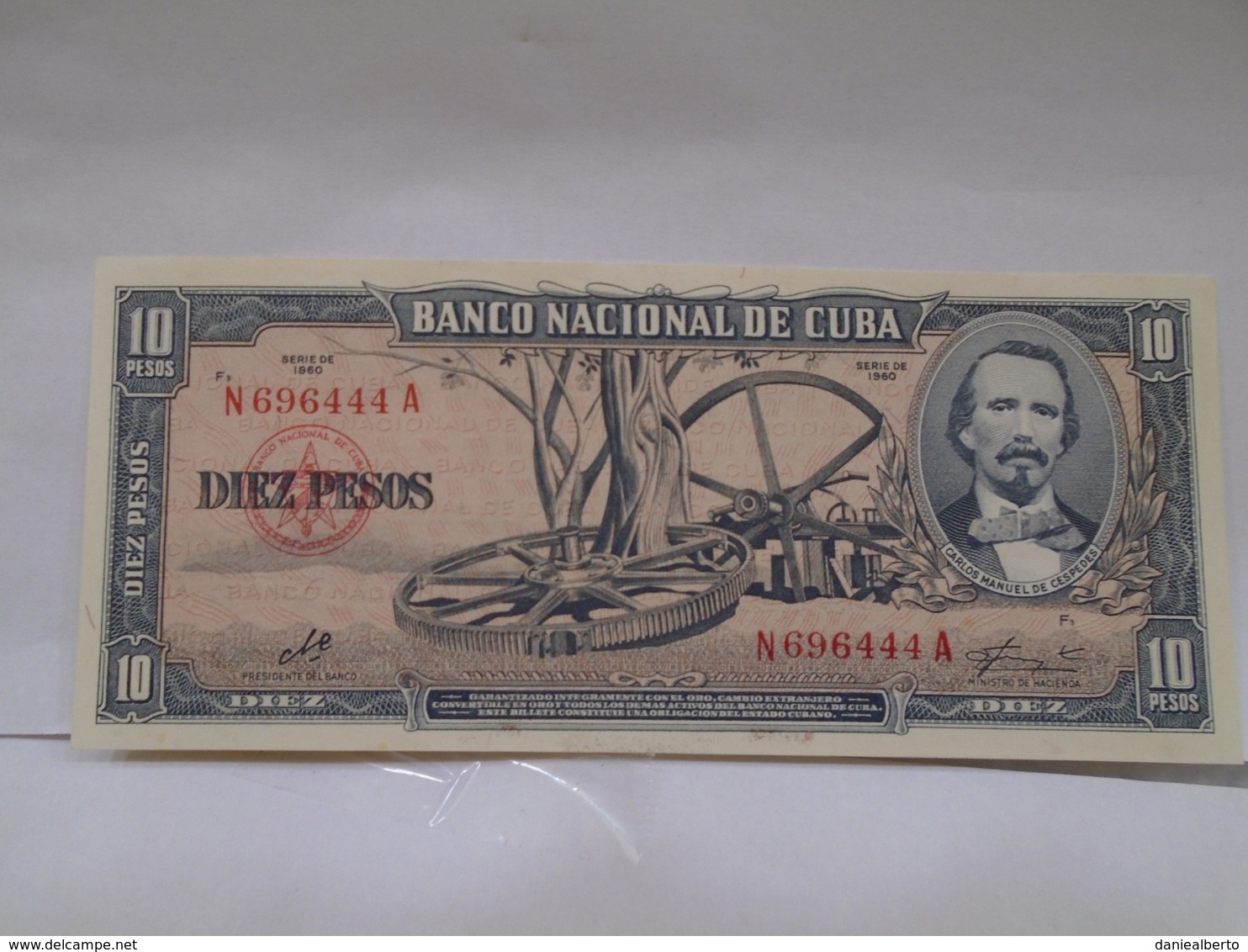 Cuba, 10 Pesos 1960. Signature By Ernesto Che Guevara, Crisp, UNC. - Cuba