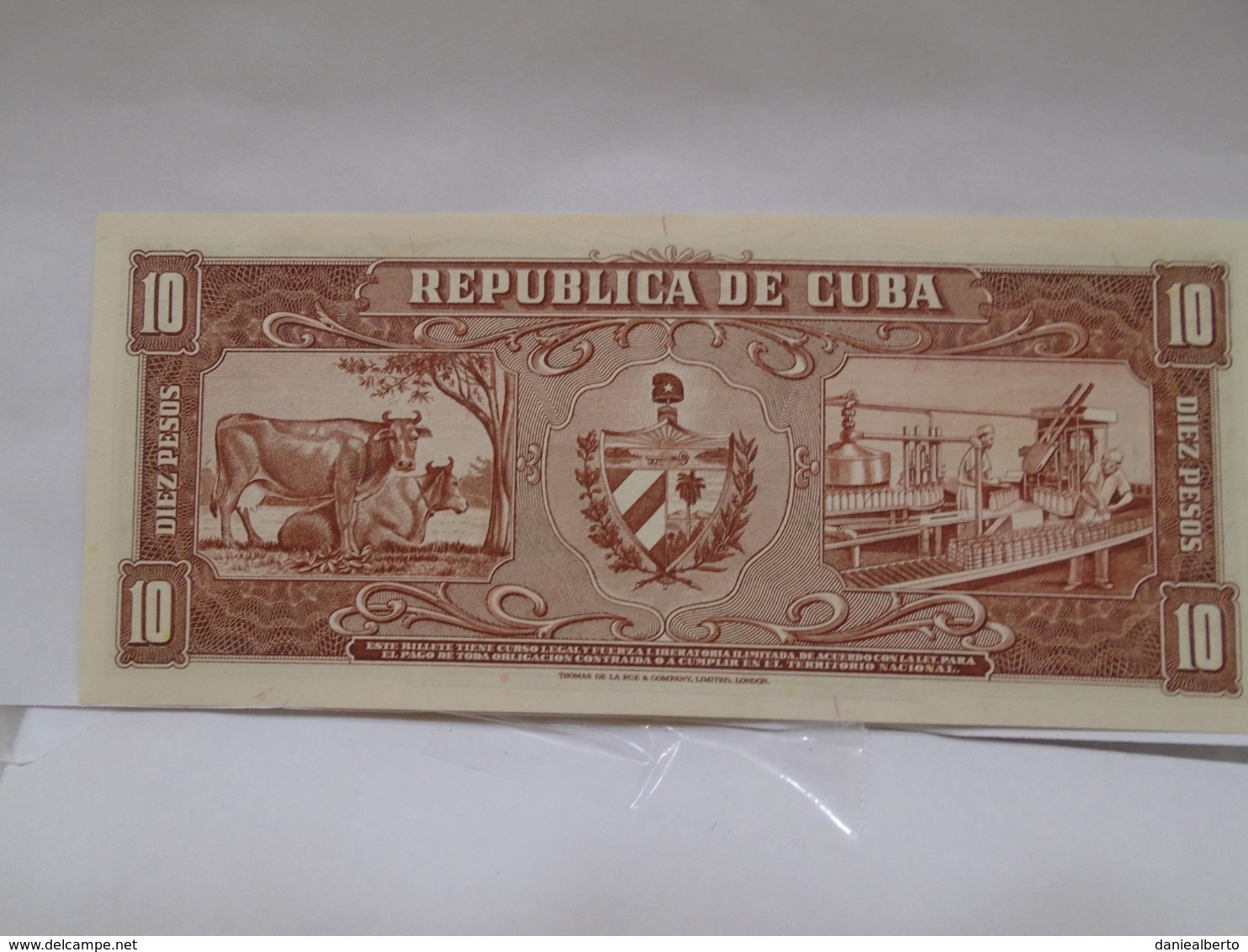 Cuba, 10 Pesos 1960. Signature By Ernesto Che Guevara, Crisp, UNC. - Cuba