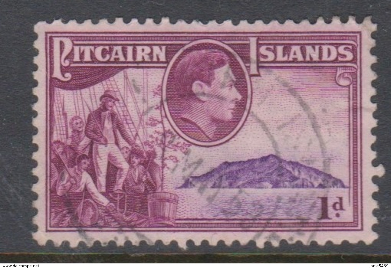 Pitcairn Islands  Scott 2 1940 Definitive 0ne Penny,used - Pitcairn Islands