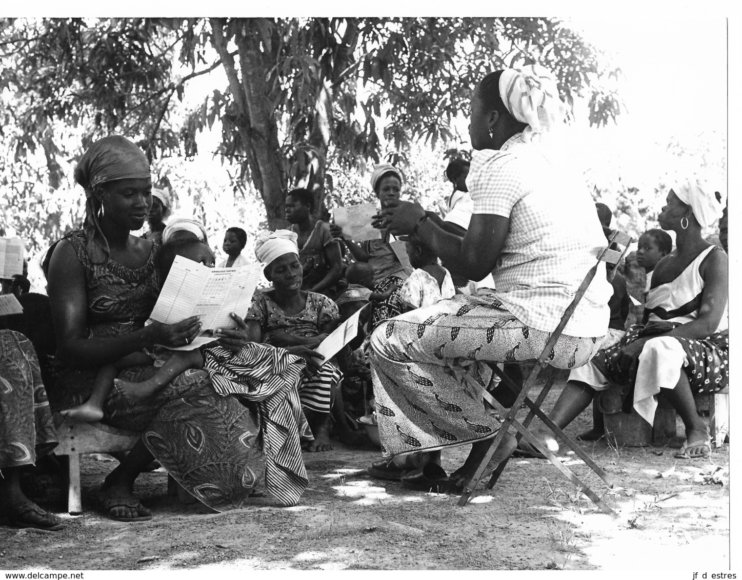 Photo Haute Volta (Burkina Faso) 1980. La Conscientisation Des Jeunes Mères. Photo Du Père Gust Beeckmans - Afrika