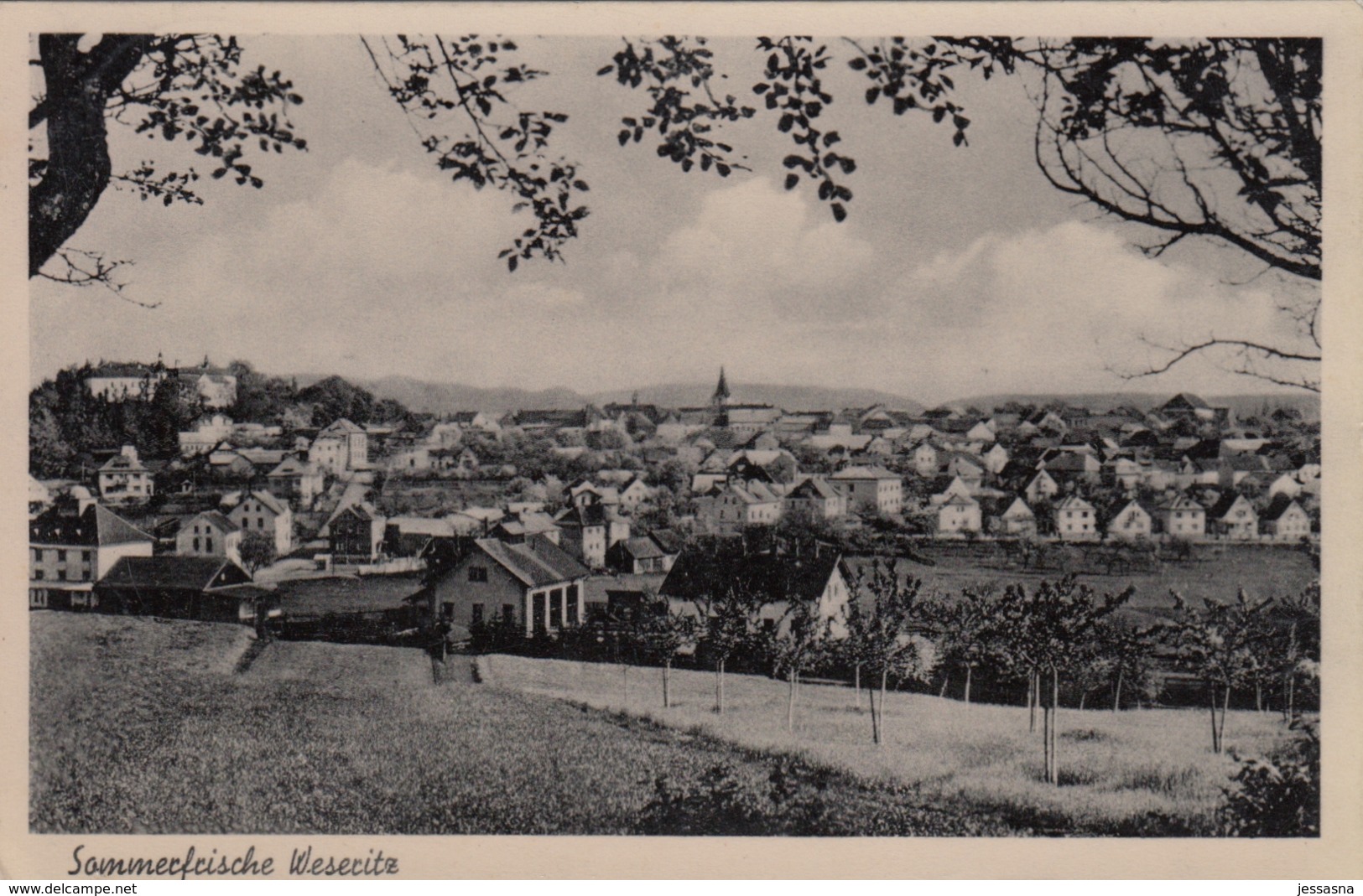 AK - Tschechien - WESERITZ - Panorama 1940 - Tschechische Republik