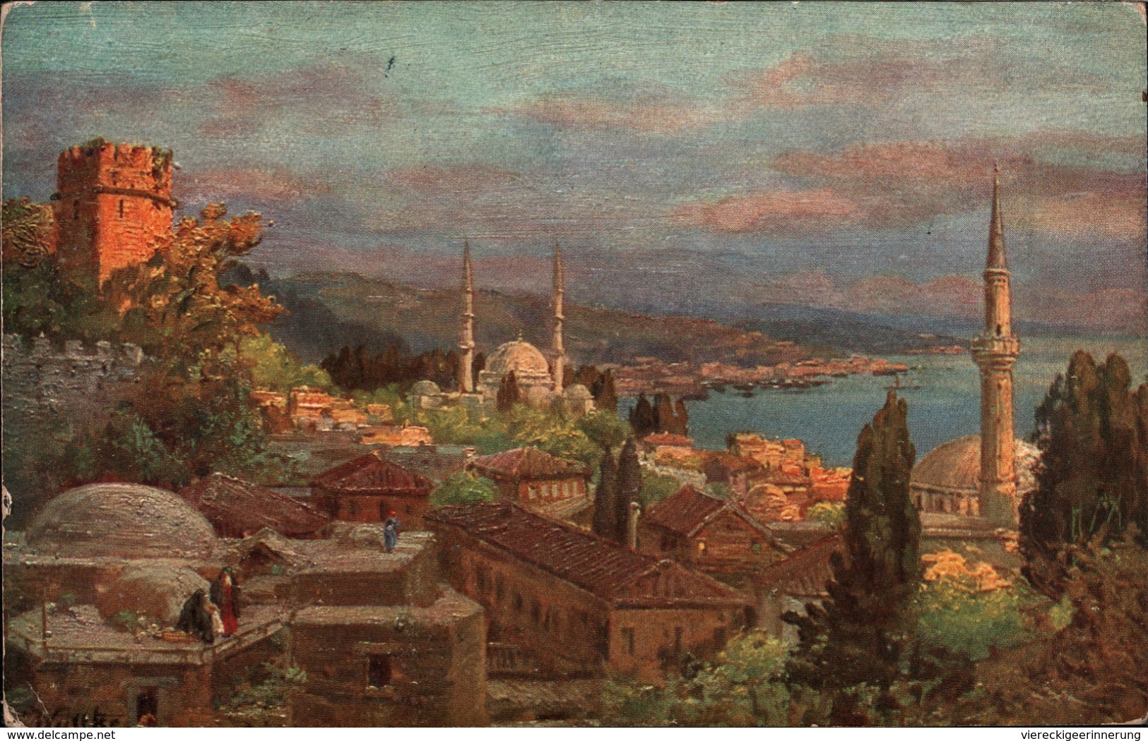 ! 3 Ansichtskarten Kolonialkriegerdank, Konstantinopel, Constantinople, Türkei, Hainichen - Covers & Documents
