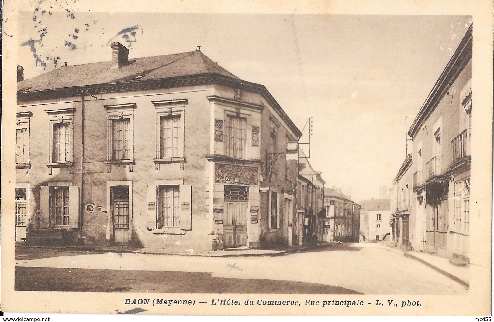 DAON (53-Mayenne) Hotel Du Commerce, Rue Principale - Saint Aignan Sur Rö