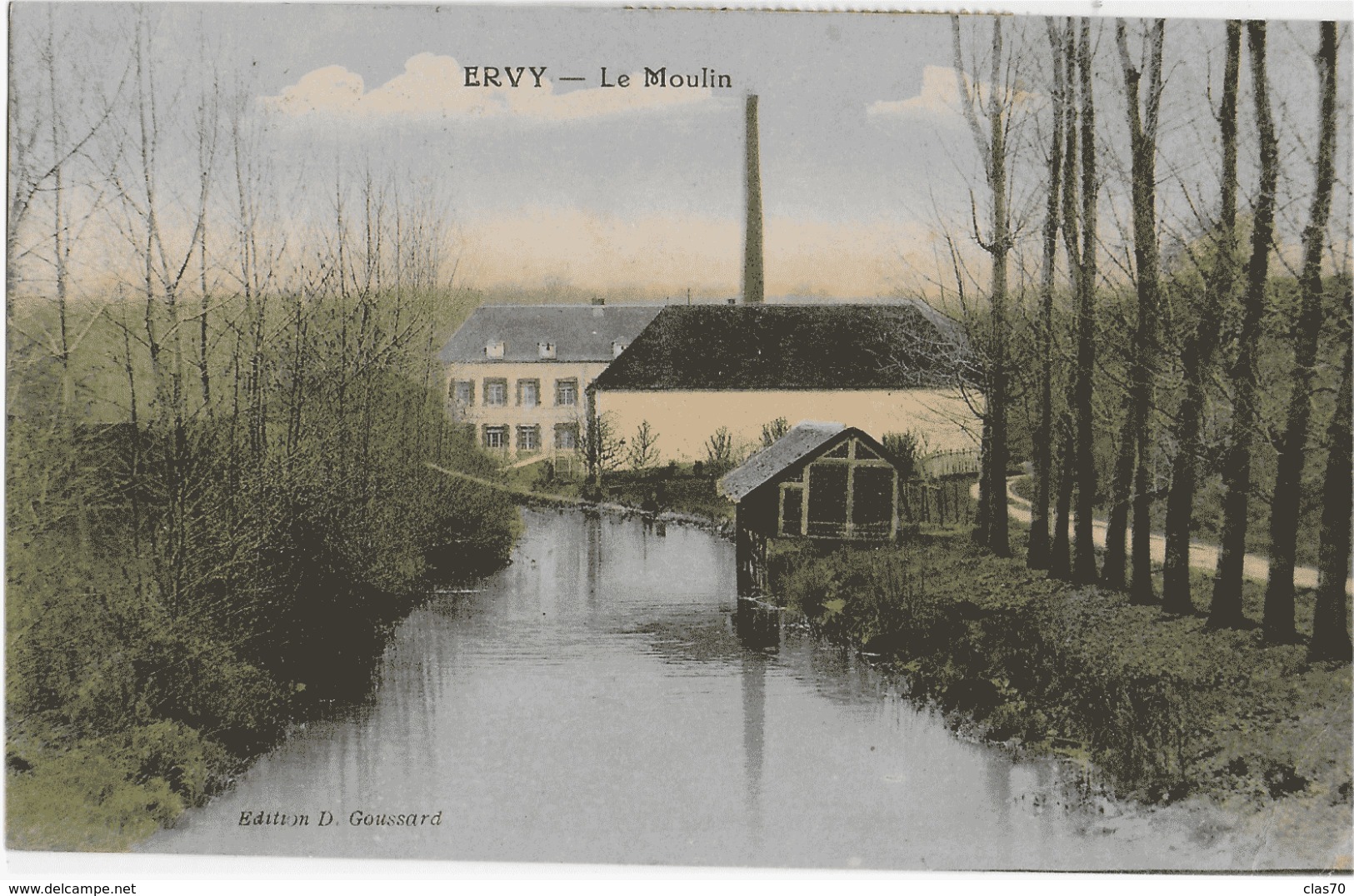 ERVY - LE MOULIN - SUPERBE - VERS 1900 - Autres & Non Classés