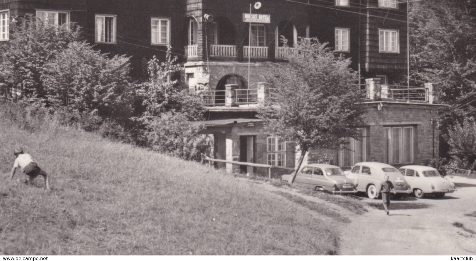 Beskydy - Frydlant Nad Ostravici: SKODA OCTAVIA, GAZ-M-20 POBEDA, WARTBURG 311/12 - Horsky Hotel 'Solárka' -  (CSSR) - Toerisme