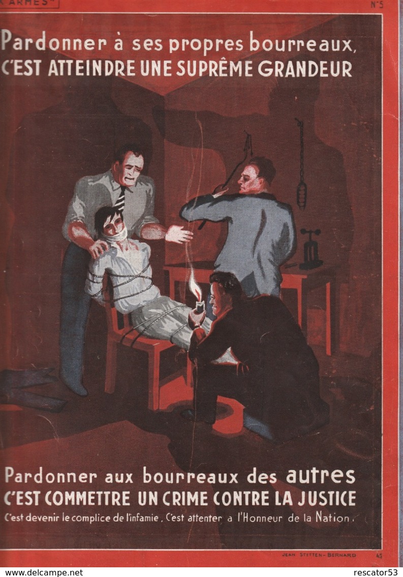 Rare Revue Aux Armes N°5 Février 1945 - 1939-45