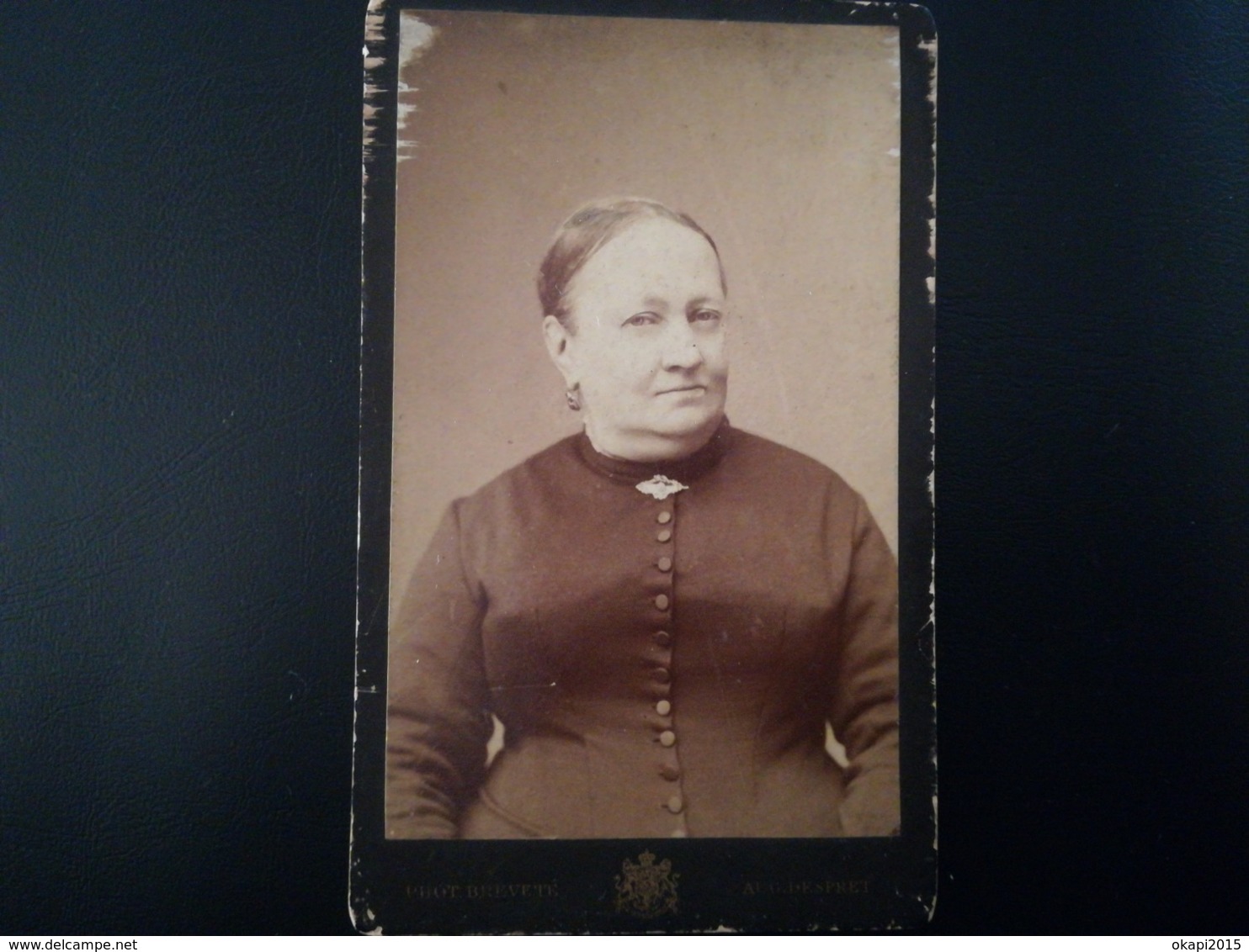 Photo-carte De Visite / CDV / Femme / Homme / Woman/ Man / Photo Aug. Despret /  Nivelles  Brabant Wallon Belgique - Anciennes (Av. 1900)