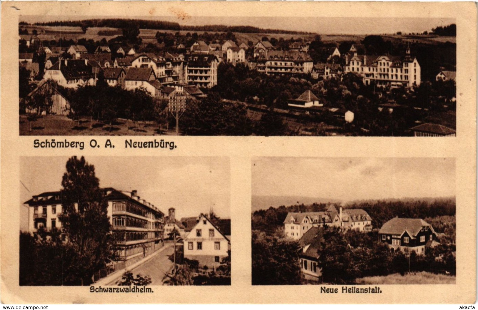 CPA AK Schomberg - Total - Schwarzwaldheim - Neue Heilanstalt GERMANY (910389) - Schömberg