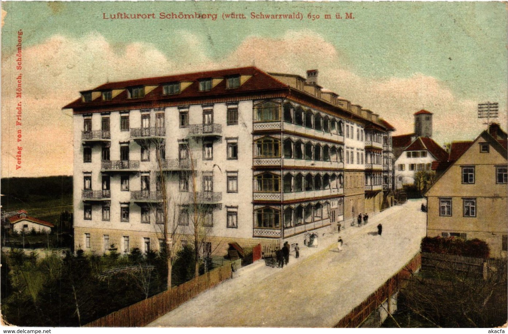 CPA AK Schomberg - Strasse - Street Scene GERMANY (910400) - Schömberg