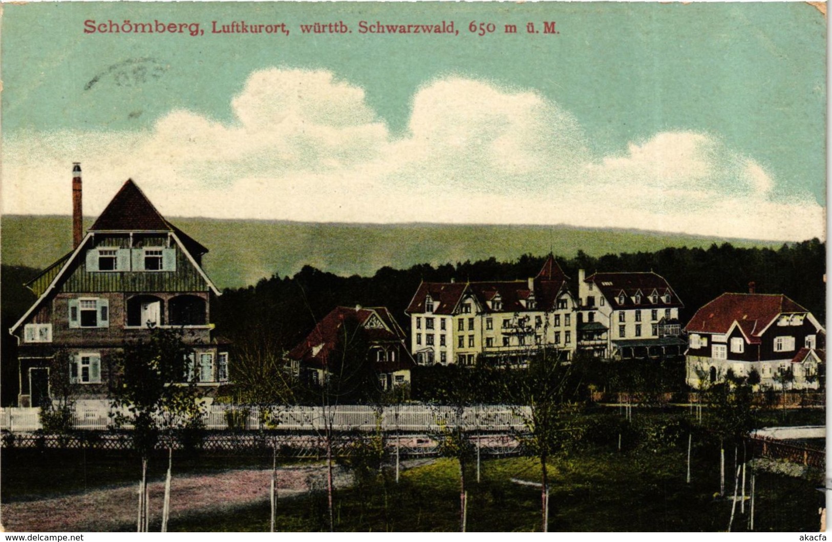 CPA AK Schomberg - Town Scene GERMANY (910408) - Schömberg