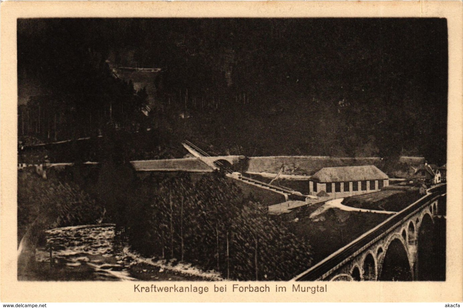 CPA AK Forbach - Kraftwerkanlage Bei Forbach Im Murgtal GERMANY (910429) - Forbach
