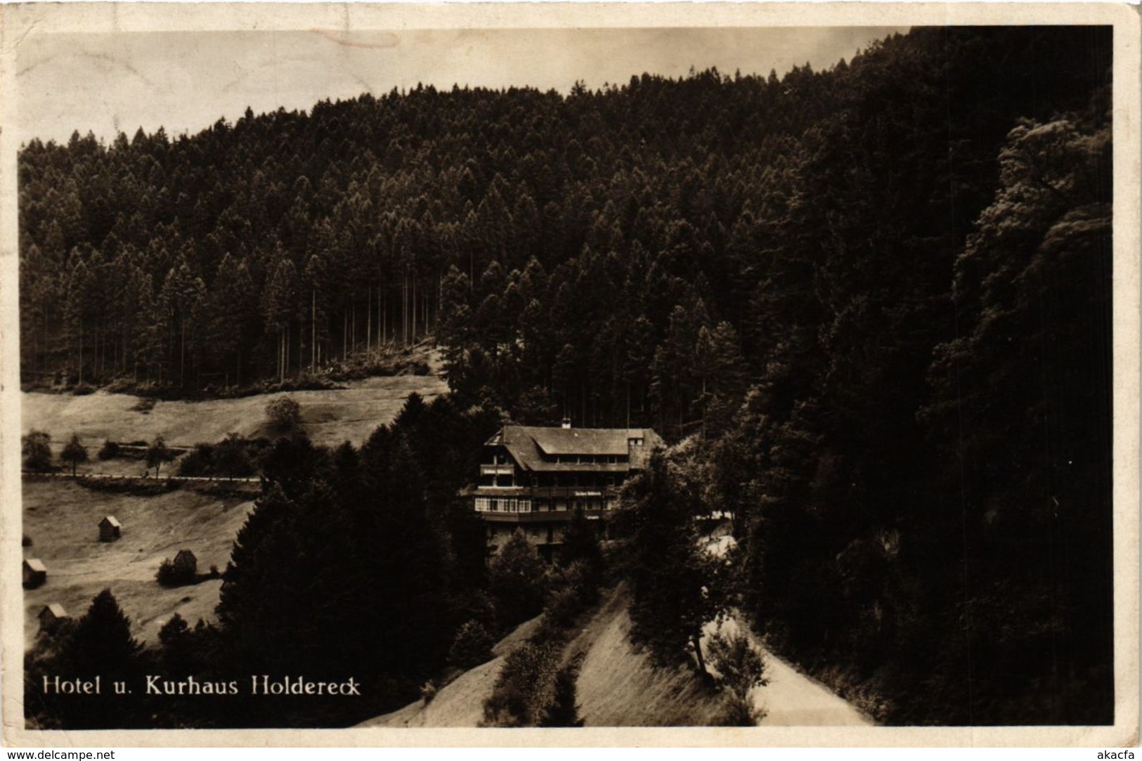 CPA AK Forbach - Hotel Und Kurhaus Holdereck GERMANY (910436) - Forbach