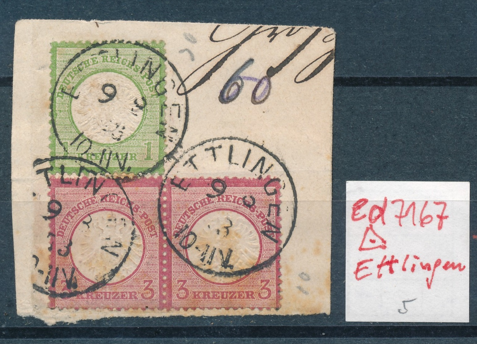 DR.- Briefstück O- Ettlingen     (ed7167  ) Siehe Scan - Used Stamps