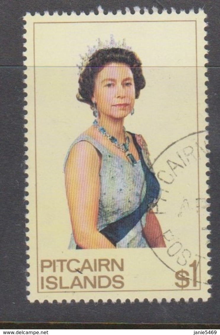 Pitcairn Islands  Scott 146 1975 Queen Elizabeth II,$ 1.00 Queen,used - Pitcairn Islands